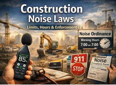Construction Noise Laws: Limits, Hours & Enforcement Rules
